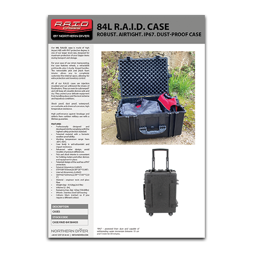 84L R.A.I.D CASE DATASHEET